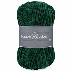 Durable Velvet 2150 forest green - Chenille Garen