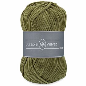 Durable Velvet 2168 khaki - Chenille Garen