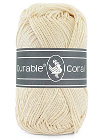 Durable Coral - 2172 cream - Gemerceriseerd Katoen Garen 1