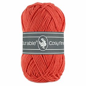 Durable Cosy Fine 2190 coral / koraalrood - Katoen/Acryl Garen