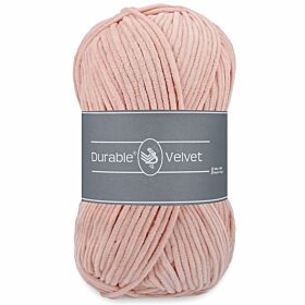 Durable Velvet 2192 pale pink / poederroze - Chenille Garen