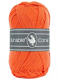 Durable Coral - 2194 orange - Gemerceriseerd Katoen Garen 1