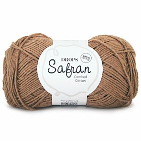 DROPS Safran Uni Colour - 22 lichtbruin - Katoen Garen