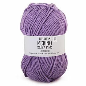 DROPS Merino Extra Fine Uni Colour - 22 lila - Wol & Garen