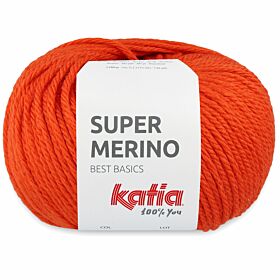 Katia Super Merino - 22 oranje - Wol/Acryl Garen