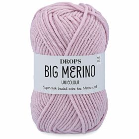 Drops Big Merino 22 poederroze / babyroze (Uni Colour) - Wol Garen