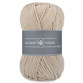 Durable Velvet 2212 linen / lichtbeige - Chenille Garen