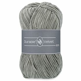 Durable Velvet 2227 mouse grey - Chenille Garen
