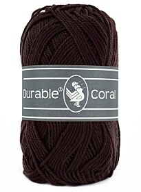 Durable Coral - 2230 dark brown - Gemerceriseerd Katoen Garen 1