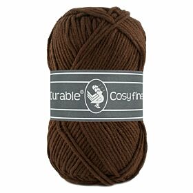 Durable Cosy Fine 2230 dark brown / donkerbruin - Katoen/Acryl Garen