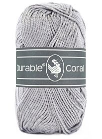 Durable Coral - 2232 light grey - Gemerceriseerd Katoen Garen 1