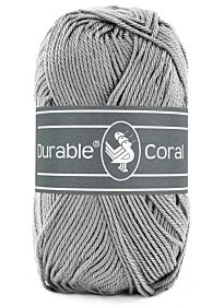 Durable Coral - 2233 mouse grey - Gemerceriseerd Katoen Garen 1