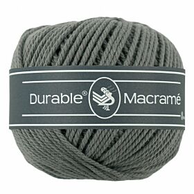 Durable Macramé 2235 ash / donkergrijs - Touw Katoen Garen