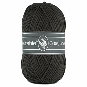 Durable Cosy Fine 2237 charcoal / donkergrijs - Katoen/Acryl Garen