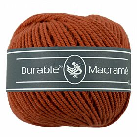 Durable Macramé 2239 brick / terracotta - Touw Katoen Garen