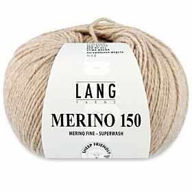 Lang Yarns Merino 150 - 226 beige mix gemêleerd - Merinowol Garen
