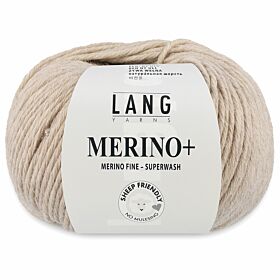 Lang Yarns Merino Plus 226 beige mix gemêleerd - Merinowol Garen
