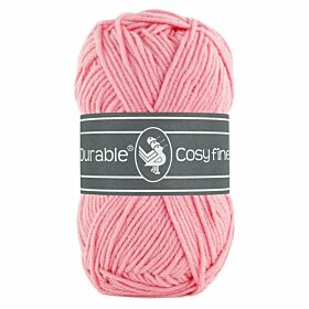 Durable Cosy Fine 229 flamingo pink / roze - Katoen/Acryl Garen