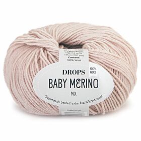 Drops Baby Merino 23 lichtbeige / camel / zand (Mix) - Wol Garen
