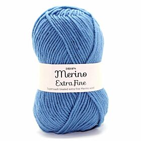DROPS Merino Extra Fine Uni Colour - 23 grijsblauw - Wol Garen