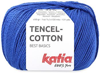 Katia Tencel-Cotton - 23 middenblauw - Lyocell/Katoen Garen 1