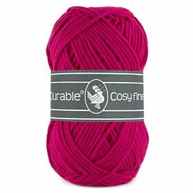Durable Cosy Fine 238 deep fuchsia / donkerroze - Katoen/Acryl Garen
