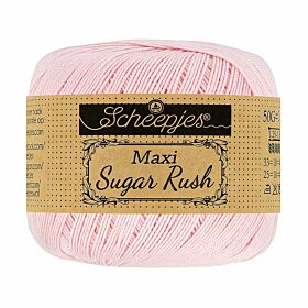 Scheepjes Maxi Sugar Rush 238 powder pink / poederroze - Katoen Garen