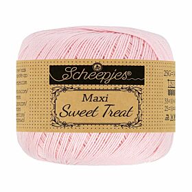 Scheepjes Maxi Sweet Treat - 238 powder pink - Gemerceriseerd Katoen