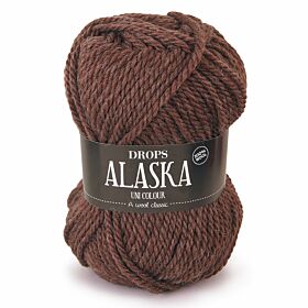 DROPS Alaska Uni Colour - 23 bruin - Wol & Garen