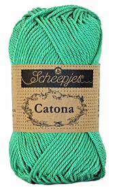 Scheepjes Catona 50 gram - 241 parrot green / groen - Katoen Garen