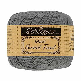 Scheepjes Maxi Sweet Treat - 242 metal grey - Gemerceriseerd Katoen