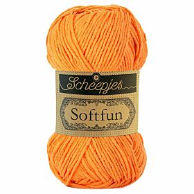 Scheepjes Softfun 2427 oranje - Katoen/Acryl Garen