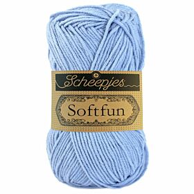 Scheepjes Softfun 2432 lichtblauw - Katoen/Acryl Garen