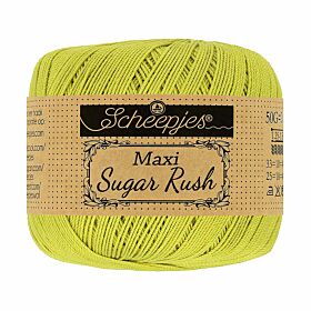Scheepjes Maxi Sugar Rush 245 green yellow / pistachegroen - Katoen Garen