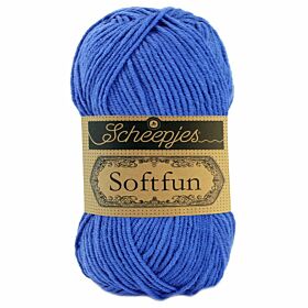 Scheepjes Softfun 2452 kobaltblauw - Katoen/Acryl Garen