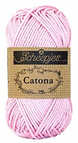 Scheepjes Catona 50 gram - 246 icy pink / lichtroze - Katoen Garen