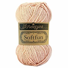 Scheepjes Softfun 2466 licht zalmroze - Katoen/Acryl Garen