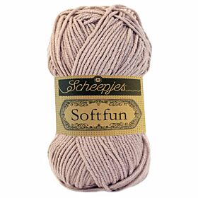 Scheepjes Softfun 2470 donkerbeige - Katoen/Acryl