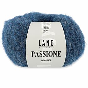 Lang Yarns Passione 25 blauw - Baby Alpacawol Garen