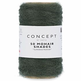 Katia Concept 50 Mohair Shades - 25 donkergroen - Mohair Garen