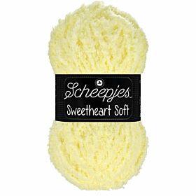 Scheepjes Sweetheart Soft 25 lichtgeel - Polyester Garen
