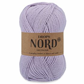 DROPS Nord 25 zoete orchidee / lichtlila (Uni Colour) - Alpacawol Garen