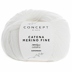 Katia Concept Catena Merino Fine - 250 wit - Garen