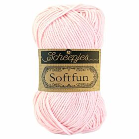 Scheepjes Softfun 2513 lichtroze - Katoen/Acryl Garen