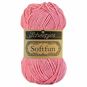 Scheepjes Softfun 2514 roze - Katoen/Acryl Garen