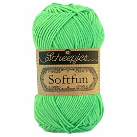 Scheepjes Softfun - 2517 appelgroen - Katoen/Acryl Garen