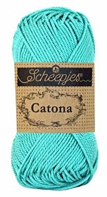 Scheepjes Catona 50 gram - 253 tropic / zeegroen - Katoen Garen