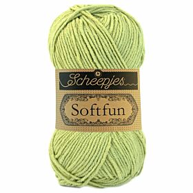 Scheepjes Softfun 2531 licht olijfgroen - Katoen/Acryl Garen