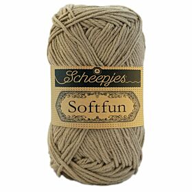 Scheepjes Softfun 2533 beige - Katoen/Acryl Garen