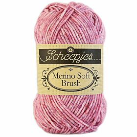 Scheepjes Merino Soft Brush - 256 van dyck / roze - Wol Garen